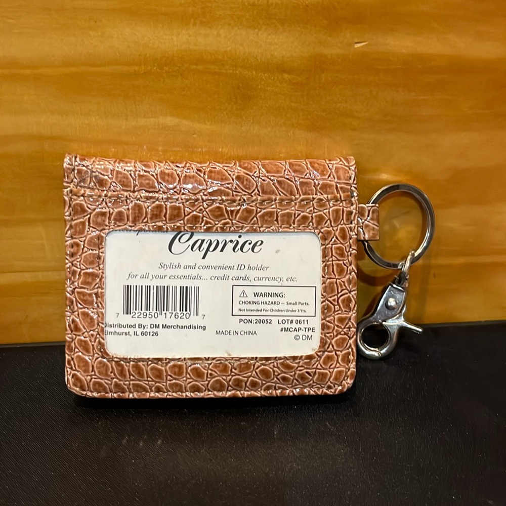 Caprice ID Holder/Wallet for credit cards, currency, etc